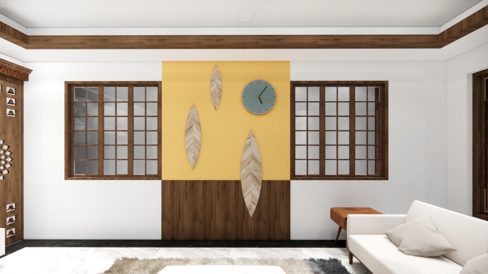 Decorative bedroom wall art interior design in Chennai