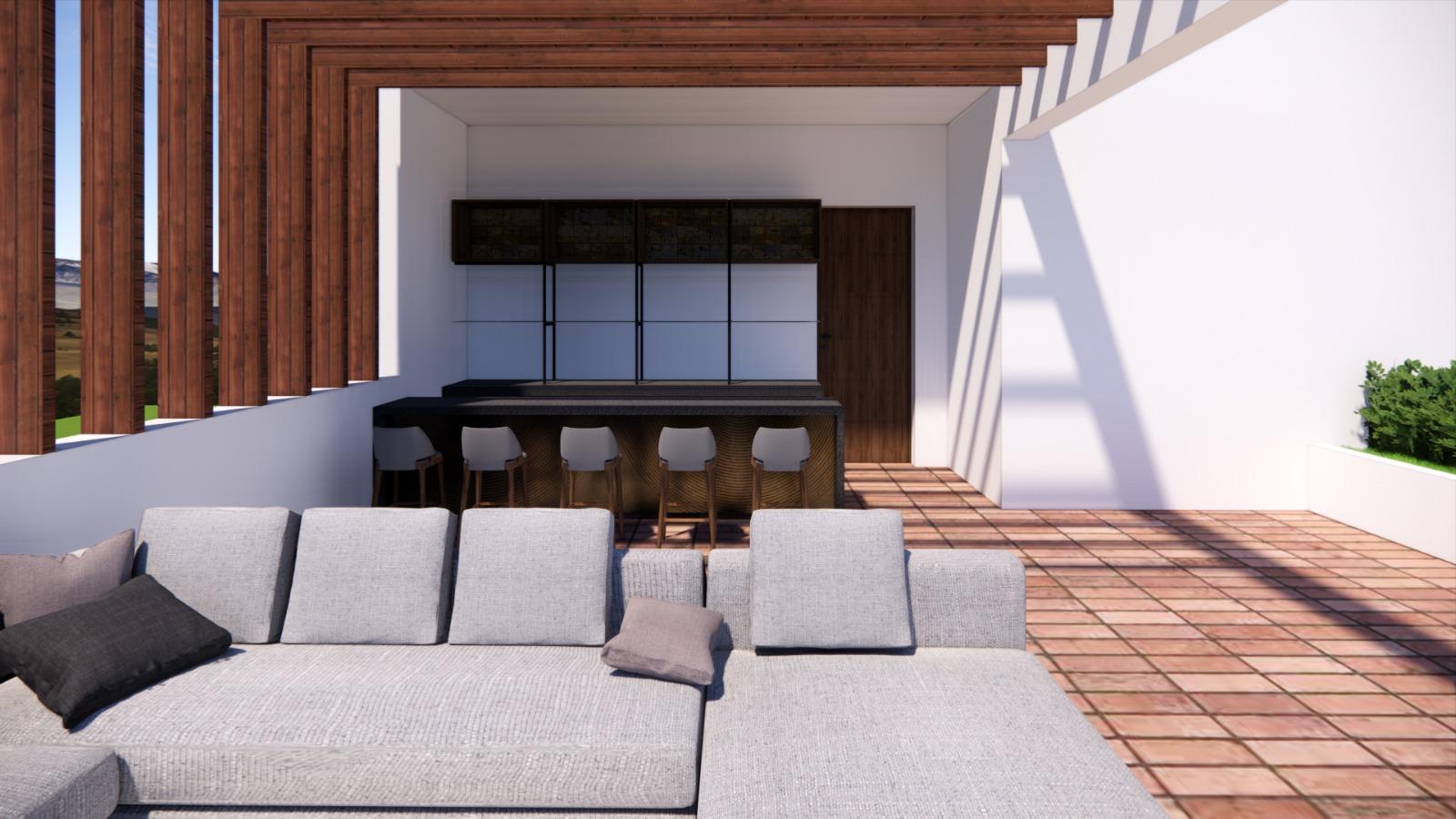 Terrace seating and landscape design for premium homes