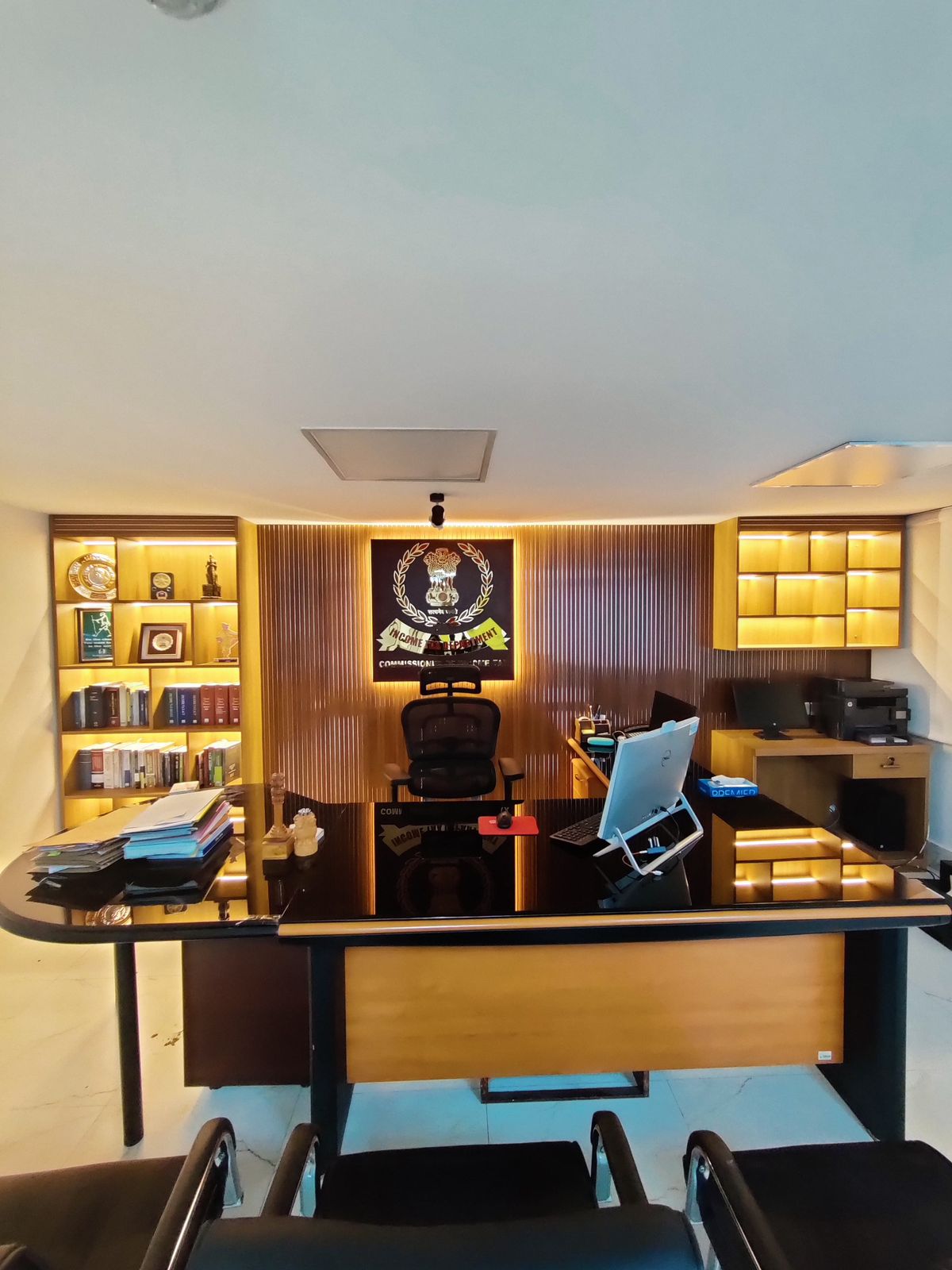 Income Tax Office commercial interior design project in Chennai
