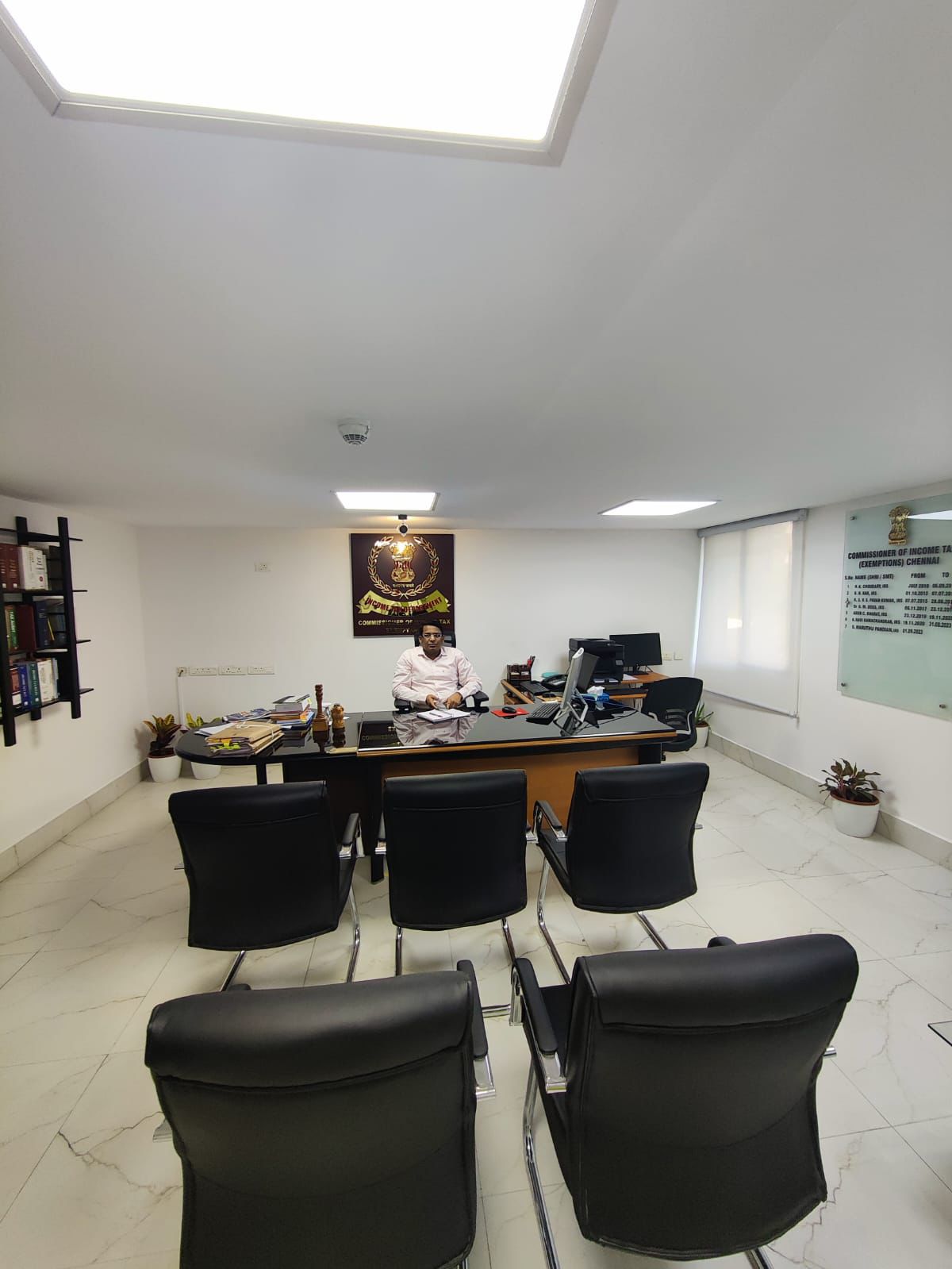 Income Tax Office commercial interior design project in Chennai