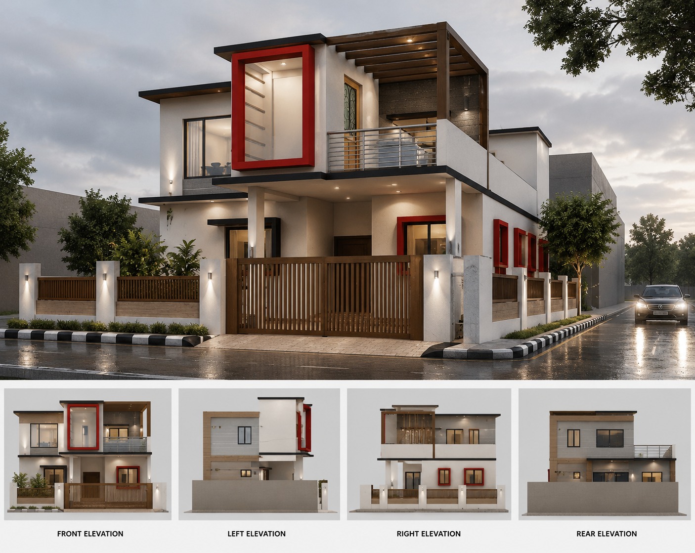 Residence proposal at Tenkasi